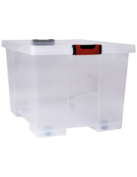 Boîte Rangement Clipstock 75L Grande capacité, fermeture clipsée sécurisée - EDA