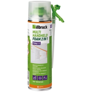mousse expansive polyurethane 2en1 tout sens fm611 500ml - nec+ illbruck