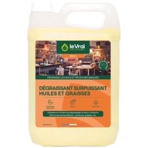 dégraissant surpuissant huiles et graisses 5 l - le vrai pro brico