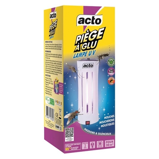 piège à glu lampe u.v. - acto