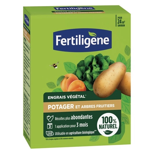 engrais potager arbres fruitiers uab 1.2kg - fertiligene