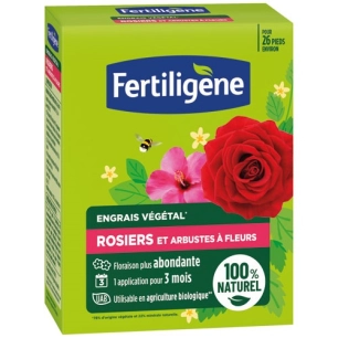 engrais rosiers arbustes à fleurs uab 650g - fertiligene