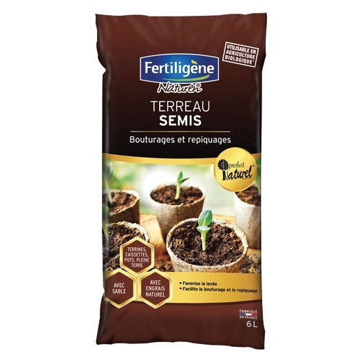 terreau semis uab 6 l - fertiligene