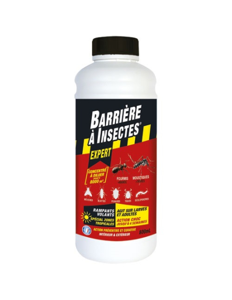 Insecticide Concentré Polyvalent Élimine rampants et volants durablement - BARRIERE A INSECTES