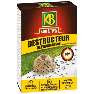 destructeur de fourmilière granulés 400g - kb home defense