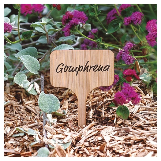 15 étiquettes à planter en bambou 11cm blister de 15 - nortene