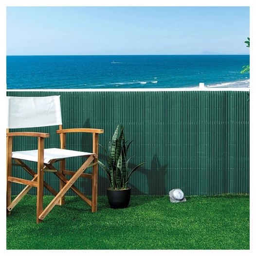 canisse pvc double face 20mm vert 1x3m - nortene