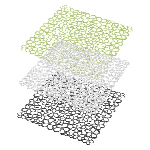 tapis d'évier carré 32x32cm - metaltex