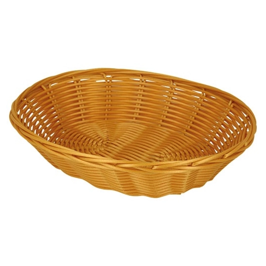 corbeille à pain ovale 20x24cm olivier - metaltex