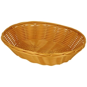 corbeille à pain ovale 20x24cm olivier - metaltex