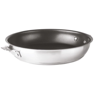 poêle inox revêtue 28 cm - combi - lacor