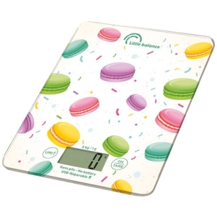 balance électronique macarons - slim usb-r - 8718 - little balance