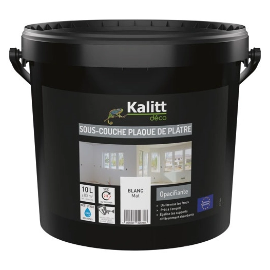 peinture sous couche placo 10 l blanc - kalitt deco