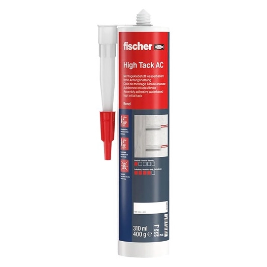 colle fixation multi-usage high tack ac blanc 310 ml - fischer