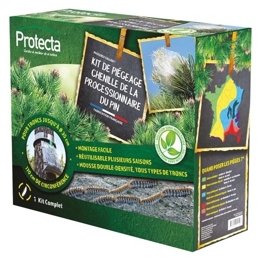 kit de piègeage anti chenilles processionnaires du pin 35 cm - protecta