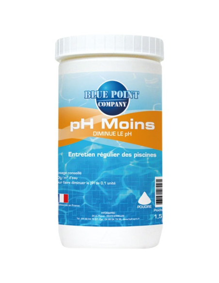 pH Moins Poudre Piscine 1.5kg Régulateur pH piscine en poudre - BLUE POINT COMPANY