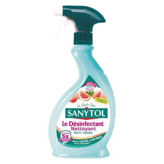 désinfectant nettoyant multi-usage pamplemousse 500 ml - sanytol