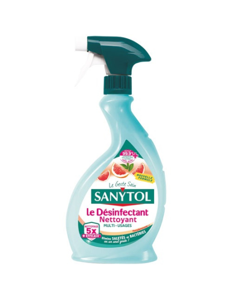 désinfectant nettoyant multi-usage pamplemousse 500 ml - sanytol