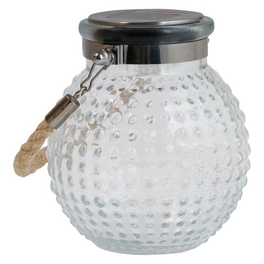 lampe de table solaire acier inoxydable et verre - ezsolar