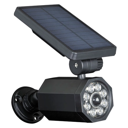 spot solaire mural 400 lm design caméra de surveillance - ezsolar
