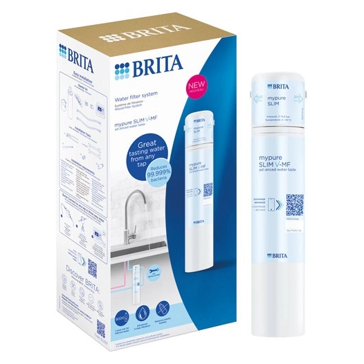 système de filtration sous robinet - mypure slim v-mf - brita