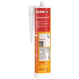 mastic silicone batiment translucide 280 ml - fischer