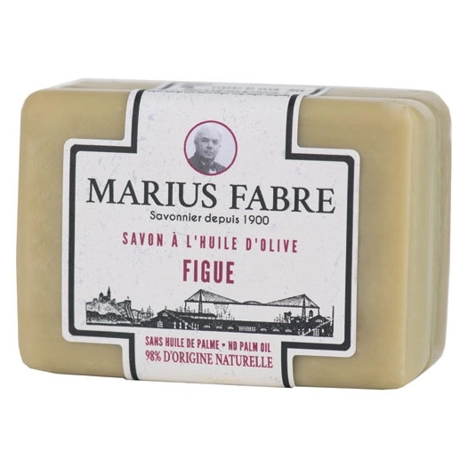 savonnette figue à l'huile d'olive sans huile de palme 100 - marius fabre