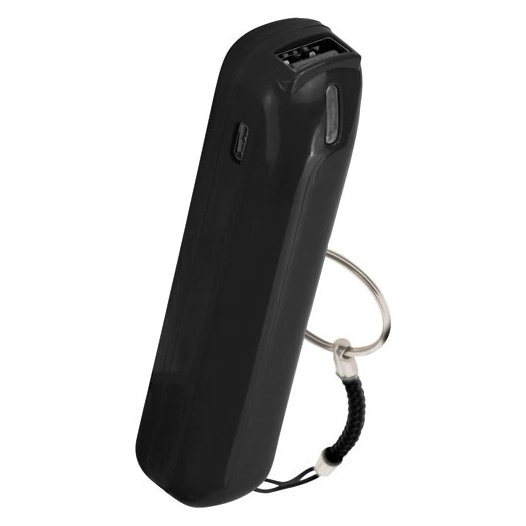 chargeur powerbank de poche 2400 mah noir - zenitech
