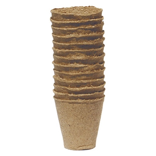 godets 12 pots carrés growing 8 x 8 cm compostable - nortene