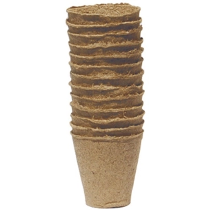 godets 12 pots carrés growing 8 x 8 cm compostable - nortene