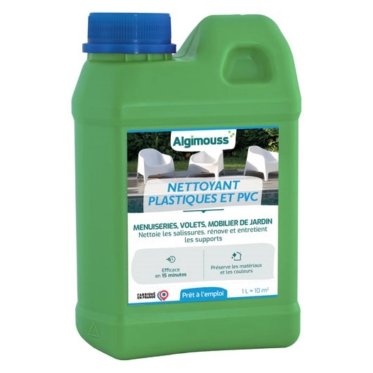 nettoyant plastiques et pvc 1l - algimouss
