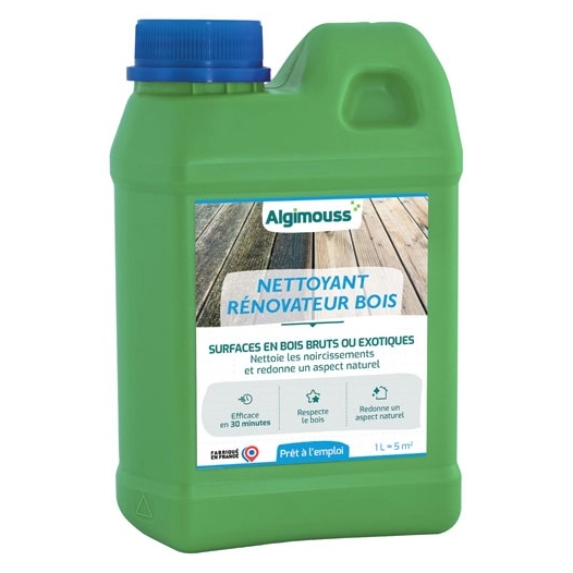 nettoyant rénovateur bois 1 l - algimouss