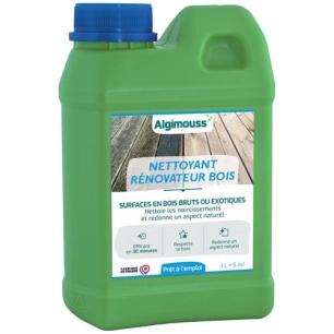 nettoyant rénovateur bois 1 l - algimouss