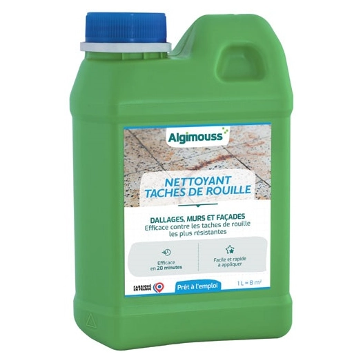 nettoyant taches de rouille 1l - algimouss