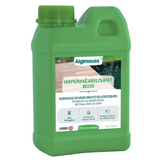 impermeabilisant bois 1l - algimouss