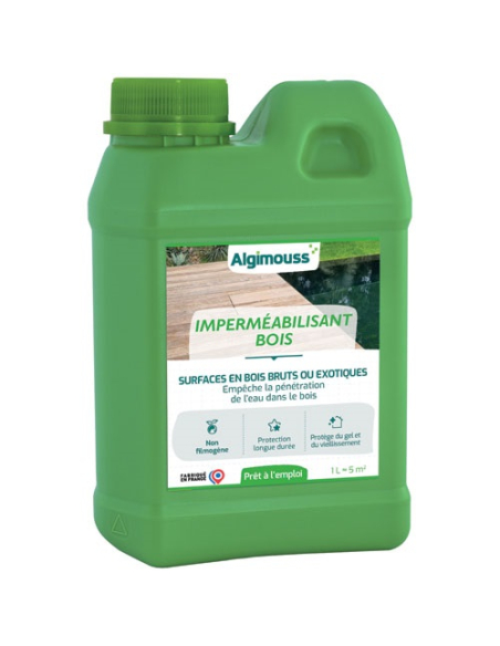 impermeabilisant bois 1l - algimouss