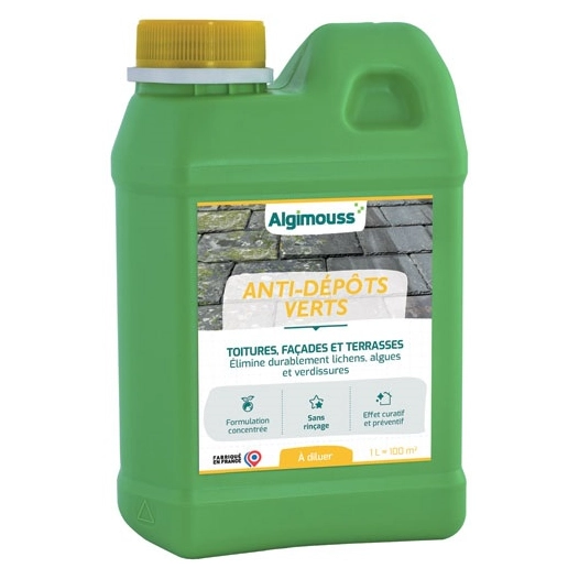 anti dépots verts concentré 1 l - algimouss