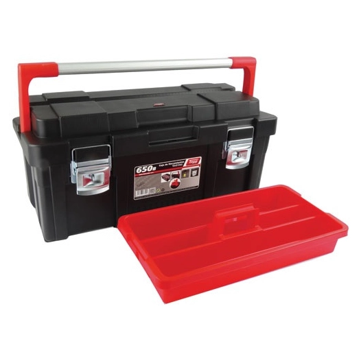 boite a outils 650 x 300 x 295 mm plastique et aluminium - tayg
