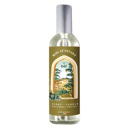 spray d'ambiance midi au levant cèdre 100 ml - tade