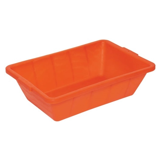 auge de macon 25 l orange fluo sans poignée - vinmer