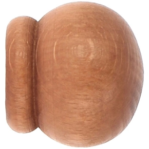 embout bois anglais ø28mm à visser merisier x2 - mobois