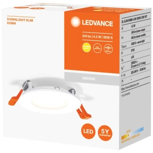 spot led encastré compact 4 w chaud blanc - ledvance