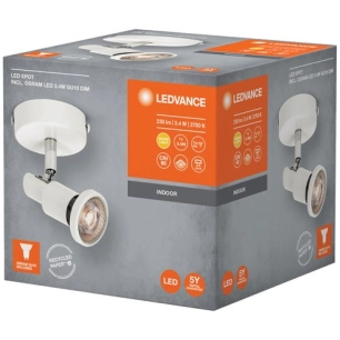 spot led gu10 1x3 w chaud blanc inclinable - ledvance