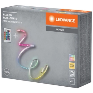ruban led 5 m couleur changeante blanc chaud - ledvance