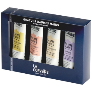 coffret baume mains 30 ml x 4 - la corvette
