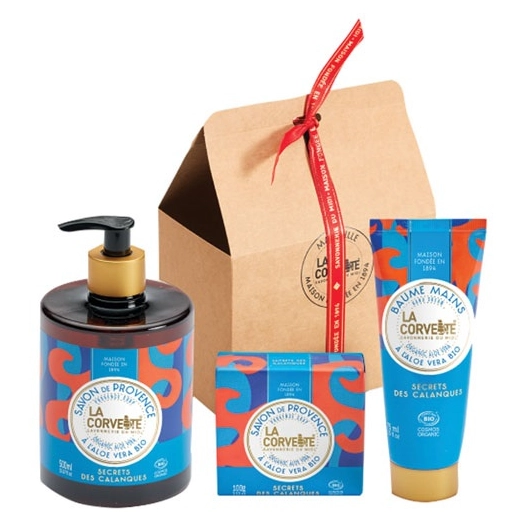 coffret secret des calanques savons et crème - la corvette