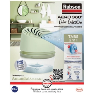 absorbeur aéro 360° 20m² collection couleur amande - rubson