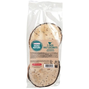 menu nature pack de 2 demies noix de coco 400 g - versele laga