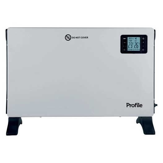 convecteur digital 2000 w blanc - profile