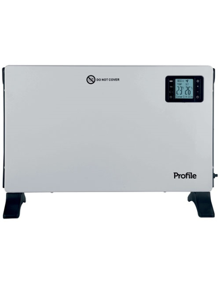 convecteur digital 2000 w blanc - profile